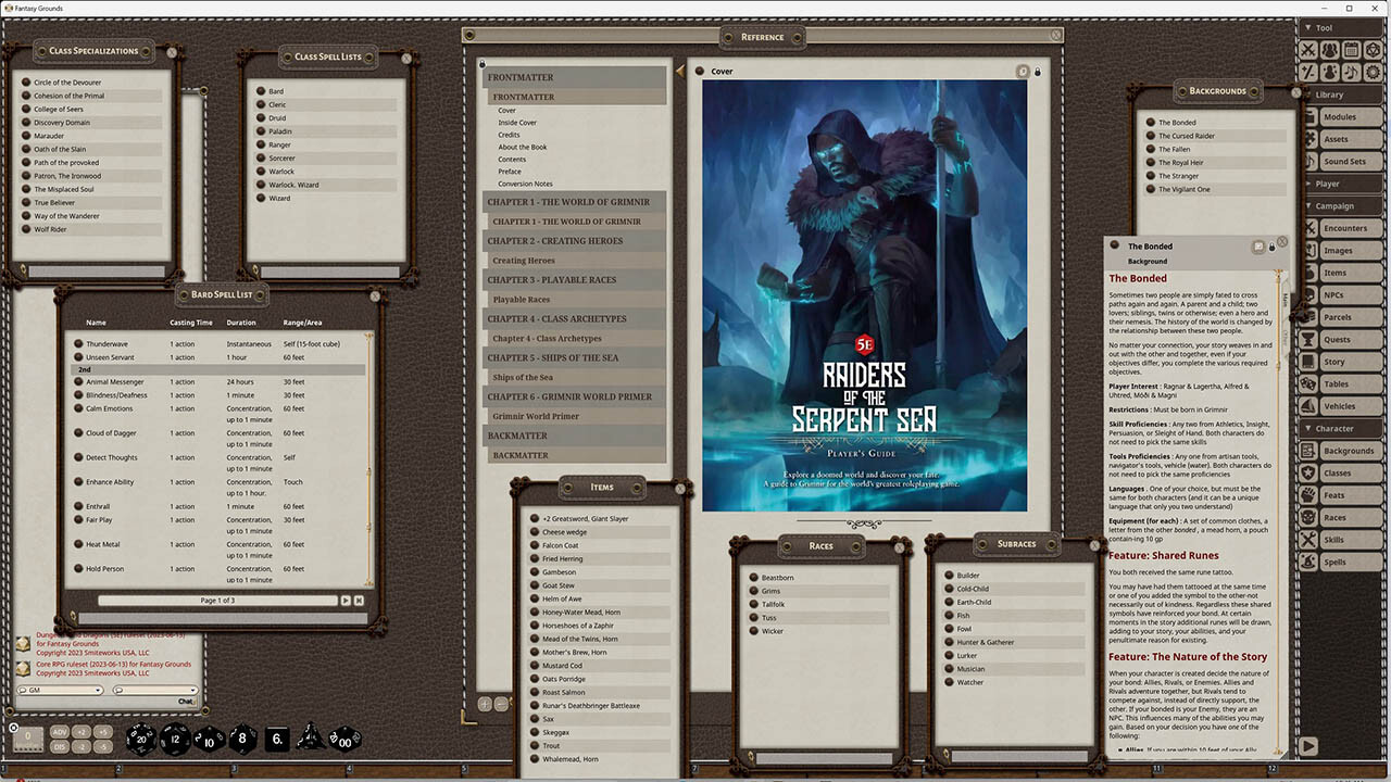 Fantasy Grounds - Raiders of the Serpent Sea Players Guideのスクリーンショット 1