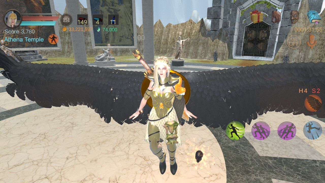 #4. WarOfGods Athena (Steam) بواسطة: Mensa World
