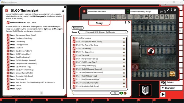 Fantasy Grounds - Cyberpunk RED - Danger Gal Dossier