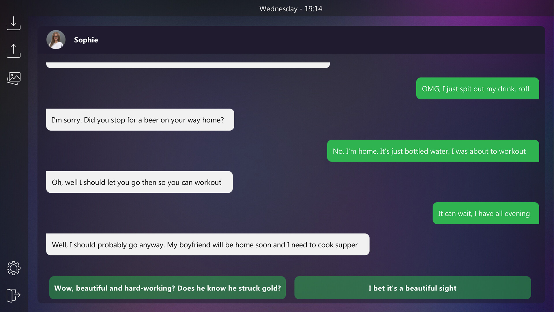 Dirty Texts - New Intern screenshot #4