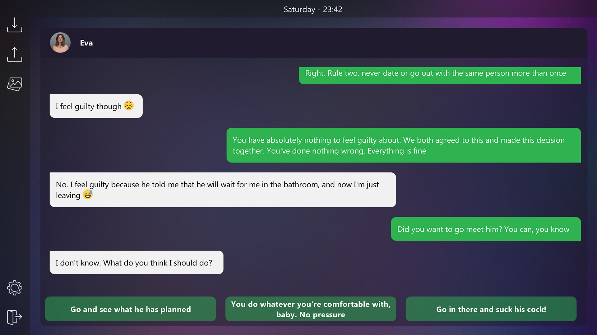 Dirty Texts - Are You Sure? screenshot #3