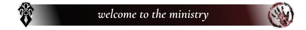 Welcome to the Ministry