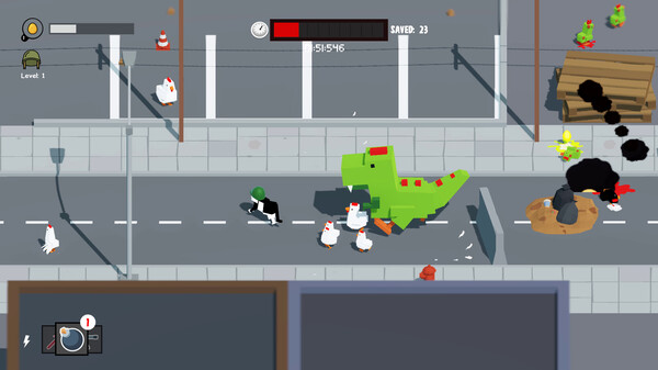 Скриншот 1 из игры Bring The Chickens Home