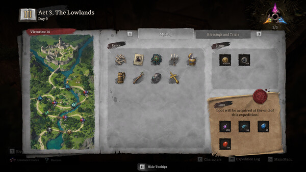Screenshot z Lost Eidolons: Veil of the Witch Screenshot z Lost Eidolons: Veil of the Witch
