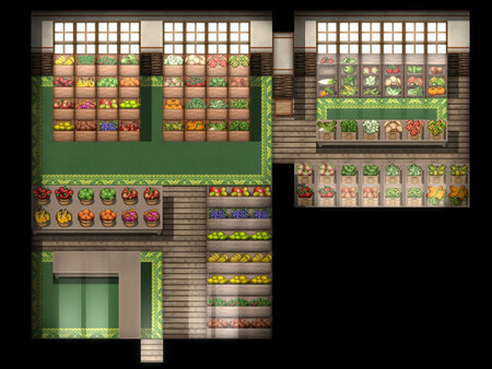 RPG Maker MV - KR Fantasy Market - Grocery Tileset screenshot 8