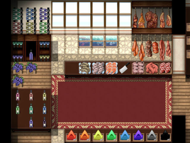 RPG Maker MV - KR Fantasy Market - Grocery Tileset Featured Screenshot #1