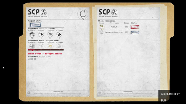 SCP: Nemesi - Alpha Testing screenshot 1