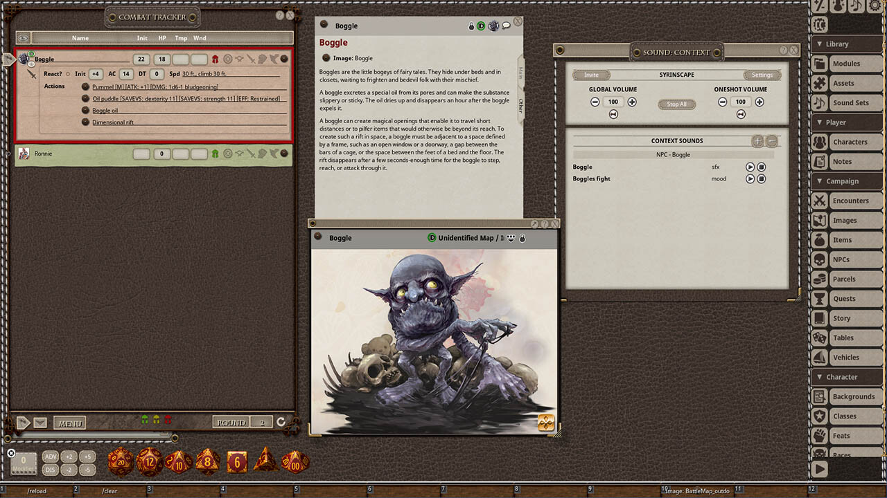 Fantasy Grounds - D&D The Wild Beyond the Witchlight - Syrinscape Sound Link Packのスクリーンショット 1