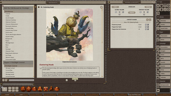 Fantasy Grounds - D&D The Wild Beyond the Witchlight - Syrinscape Sound Link Pack