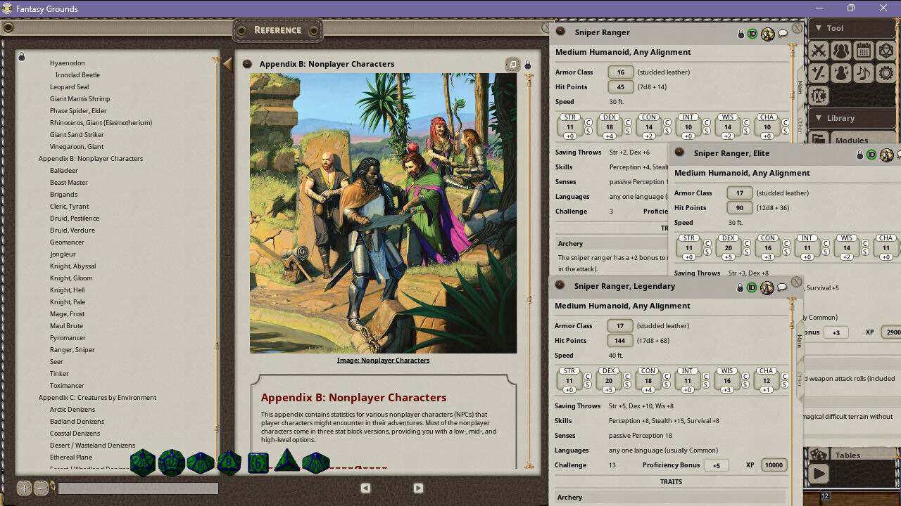 Fantasy Grounds - Dragonix's Deadly Denizensのスクリーンショット 1