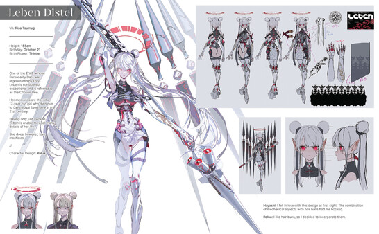 CRYMACHINA - Mini Art Book screenshot 3