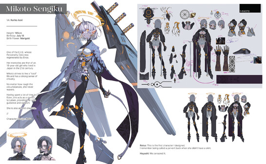 CRYMACHINA - Mini Art Book screenshot 4
