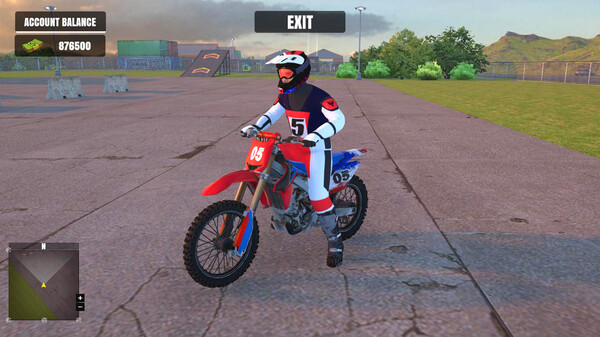 Real Motocross Driving Simulator.