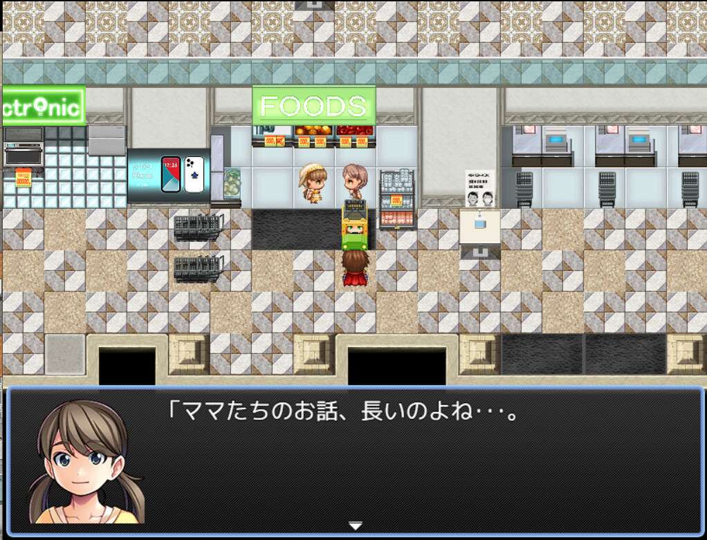 RPG Maker MZ - Shopping Mall Tileset Featured Screenshot #1