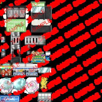 RPG Maker MV - Shopping Mall Tileset