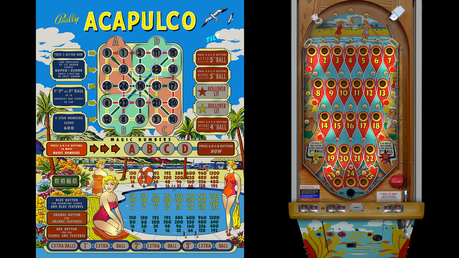 Bingo Pinball Gameroom - Bally Acapulco Featured Screenshot #1