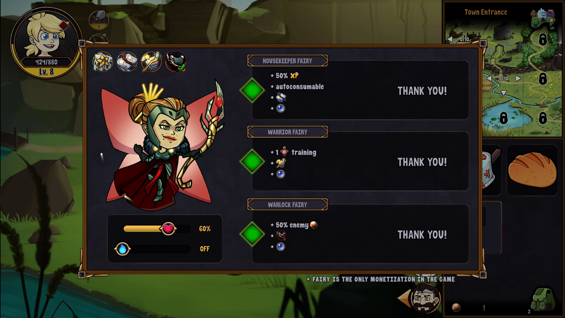 Hero Tale - Warlock Fairy Featured Screenshot #1