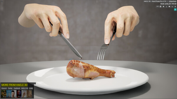 HAELE 3D - Hand Poses Pro - Drawing References screenshot 5