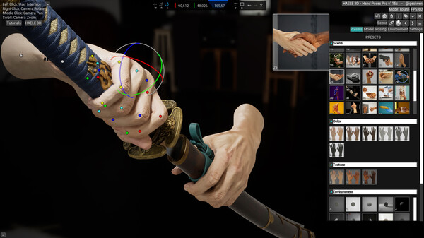 HAELE 3D - Hand Poses Pro - Drawing References.