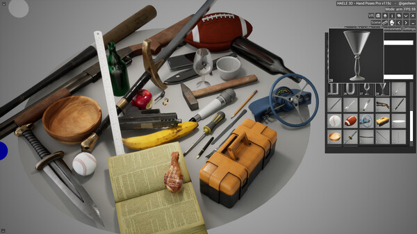 HAELE 3D - Hand Poses Pro - Drawing Referencesfor windows and Linux 1