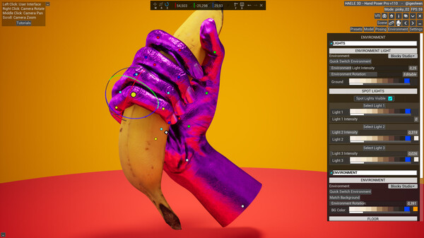 HAELE 3D - Hand Poses Pro - Drawing References.