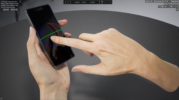 HAELE 3D - Hand Poses Pro - Drawing References.