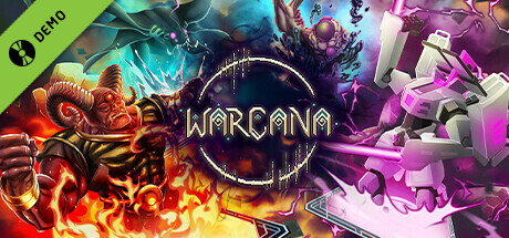 Steam header art for WARCANA Demo