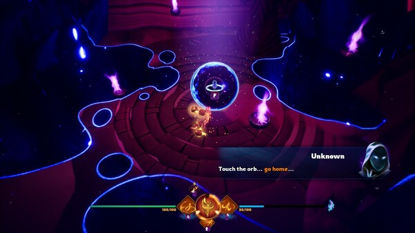 Screenshot of Masks of the Void: Origins