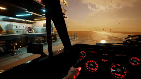 Cyber Space Driver video 1