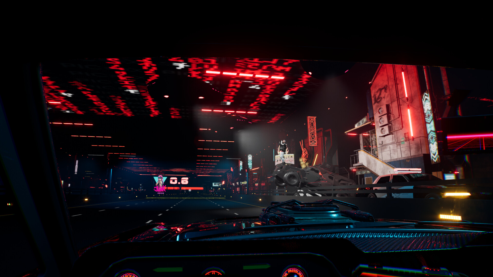 Cyber Space Driver screenshot #1