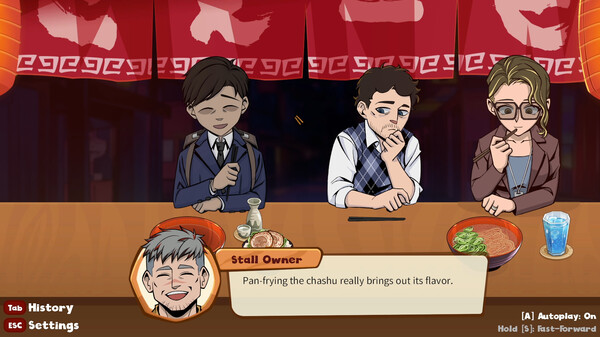 Screenshot z Midnight Ramen