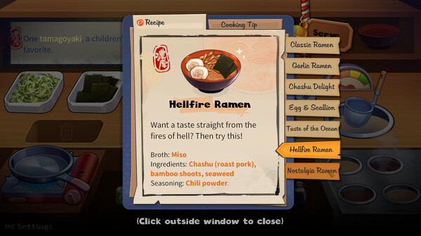 Screenshot z Midnight Ramen