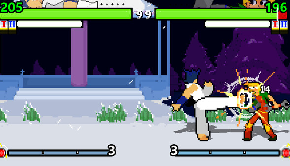 Screenshot of 52Beatup gameplay showing in-action mechanics