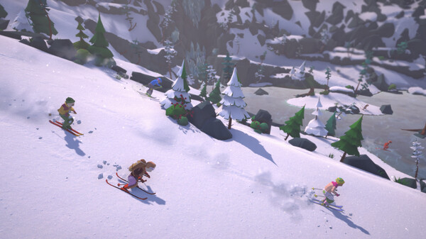 Screenshot z Lonely Mountains: Snow Riders