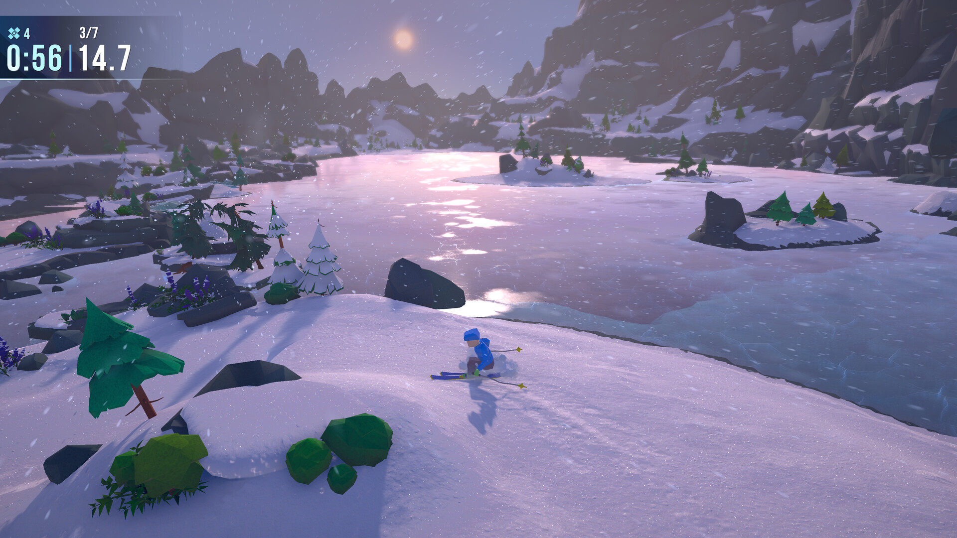 screenshot of Lonely Mountains: Snow Riders 1