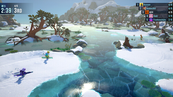Screenshot of Lonely Mountains: Snow Riders