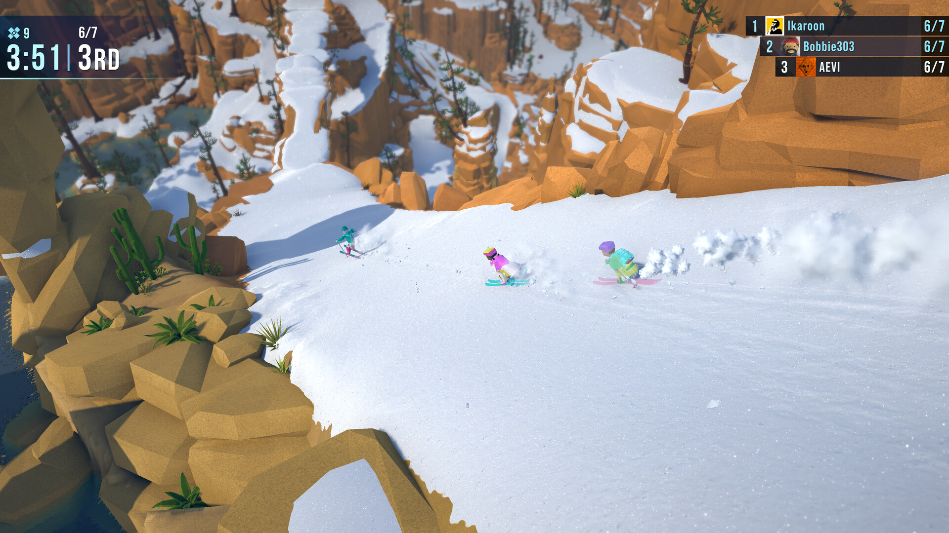 screenshot of Lonely Mountains: Snow Riders 3