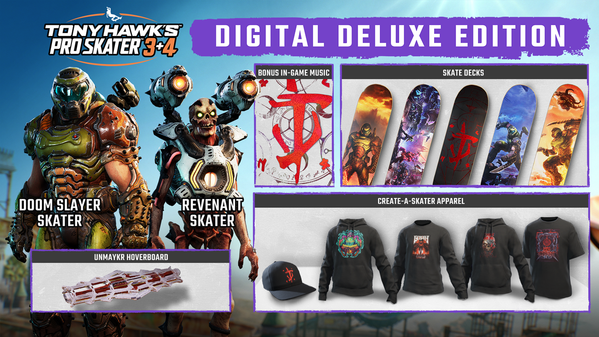 Tony Hawk's Pro Skater 3 + 4 Digital Deluxe