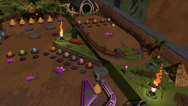 Roxy Raccoon's Pinball Panic - Prehistoric Paradise
