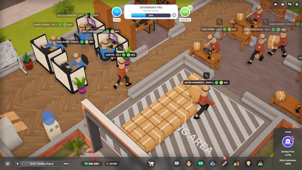 Screenshot z E-Startup 2 : Business Tycoon