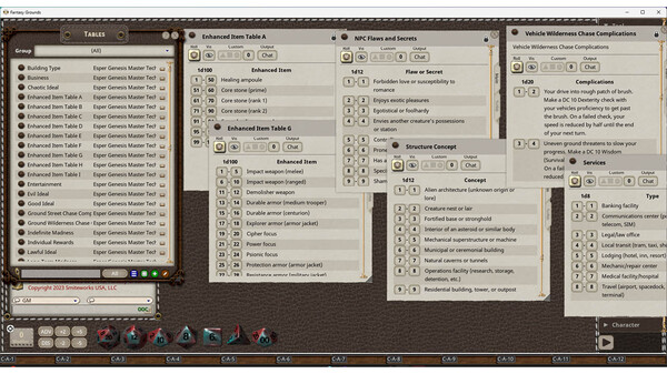 Fantasy Grounds - Esper Genesis 5E Master Technician's Guide