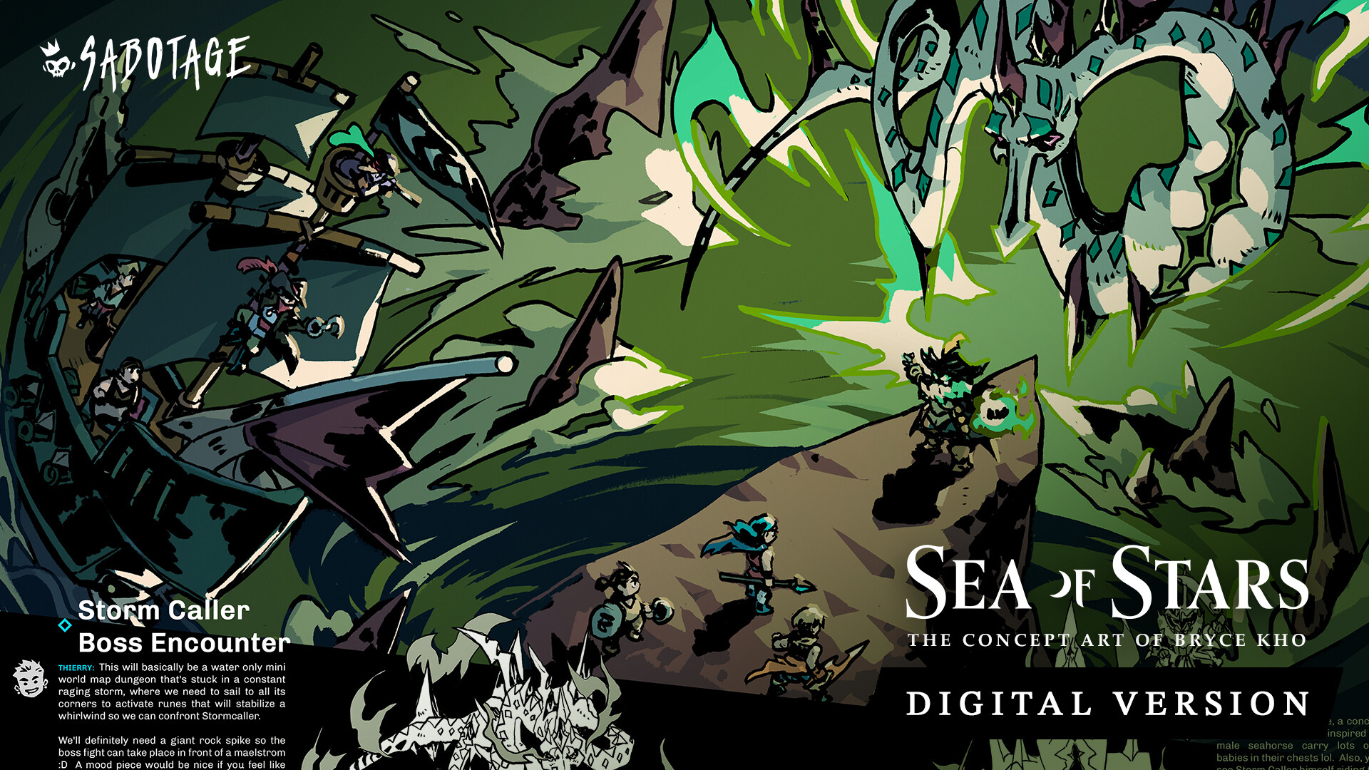 Купить Sea of Stars - Artbook на PC для Steam дешево