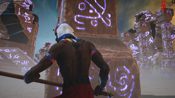 Screenshot of Kemet X gameplay showing in-action mechanics