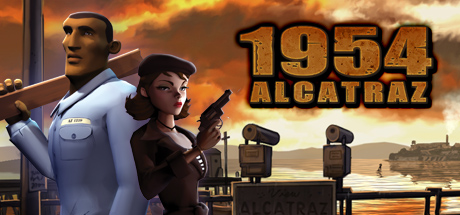 Steam header art for 1954 Alcatraz