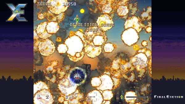 Screenshot z Final Exerion