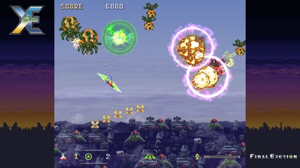 Screenshot z Final Exerion