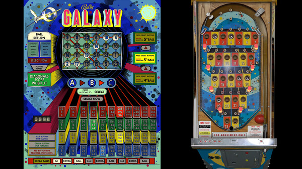 Bingo Pinball Gameroom - Bally Galaxy