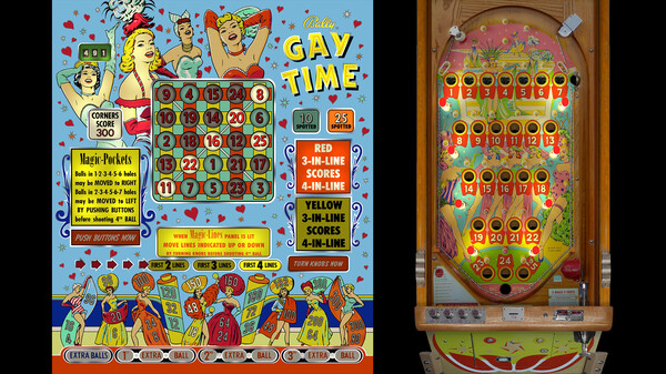 Bingo Pinball Gameroom - Bally Gay Time