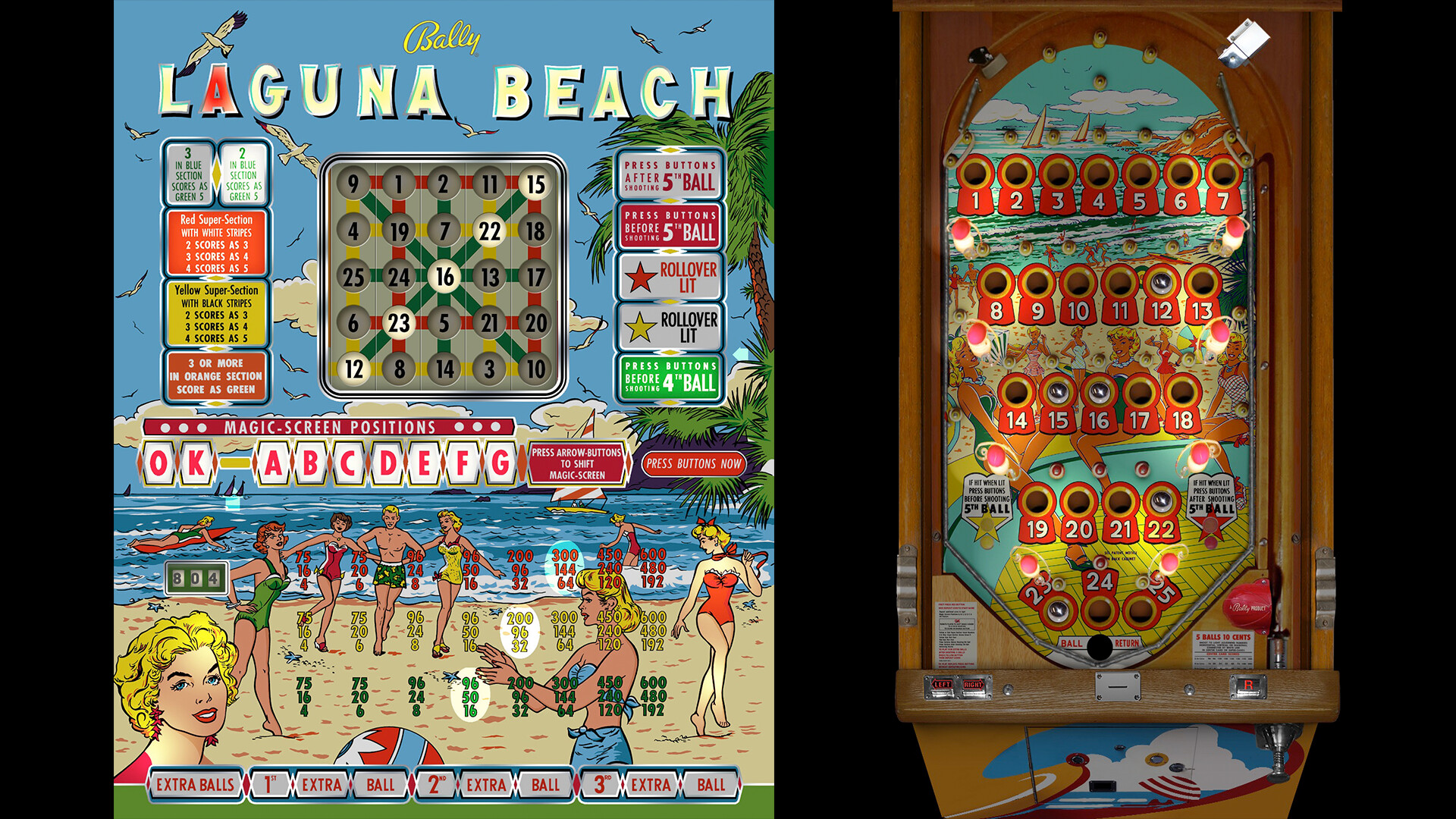 Bingo Pinball Gameroom - Bally Laguna Beach Featured Screenshot #1