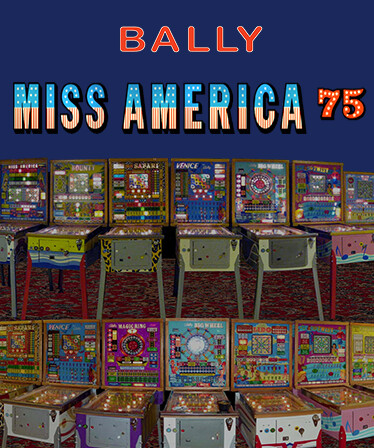 Bingo Pinball Gameroom - Bally Miss America 75